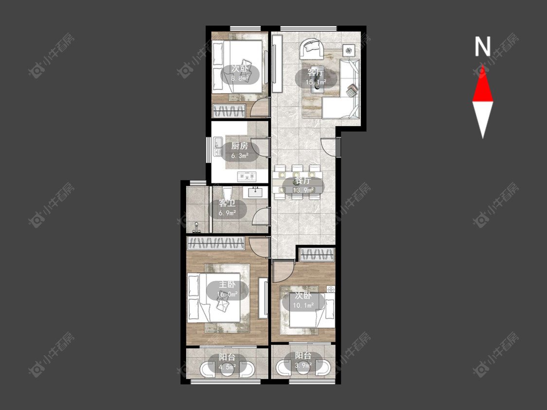 常州泰盈八千里在售二手房源户型图_小牛看房