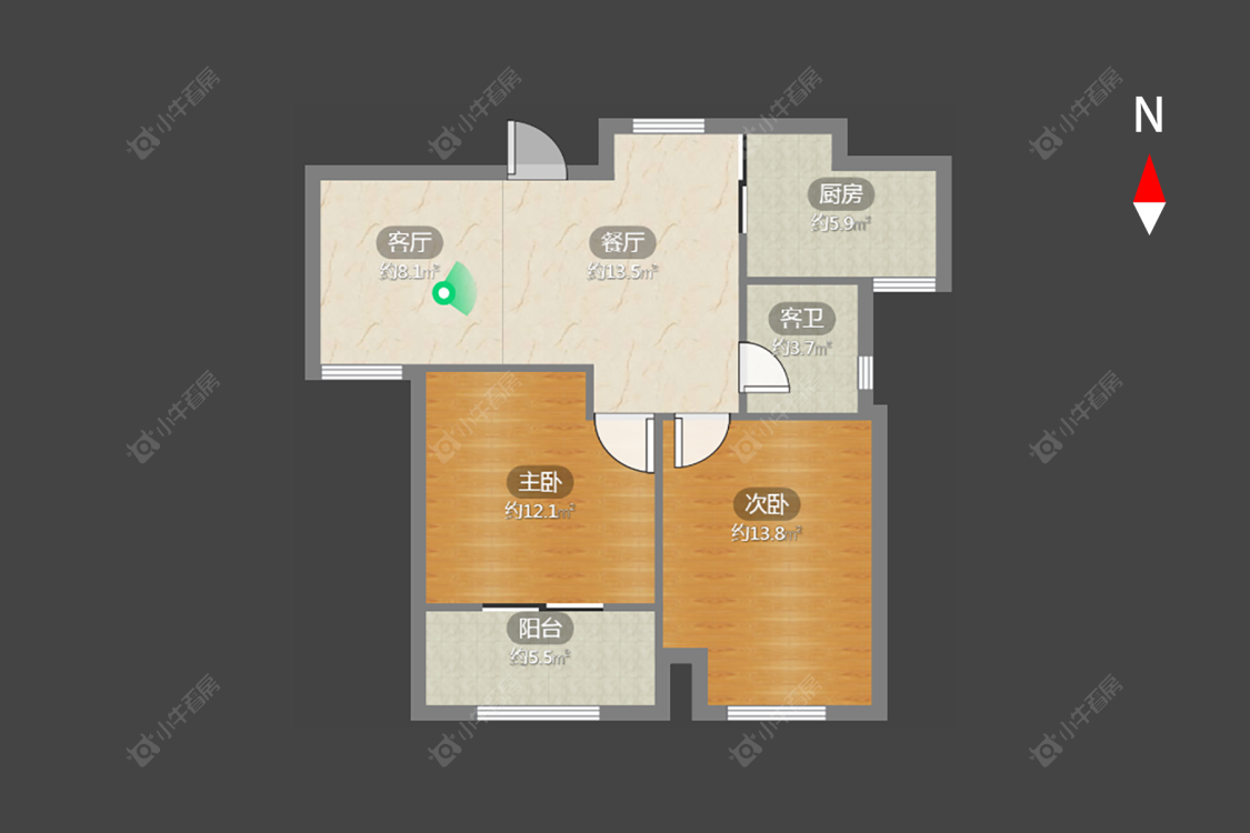 新城春天里房源户型图 常州新城春天里在售二手房源户型图_小牛看房