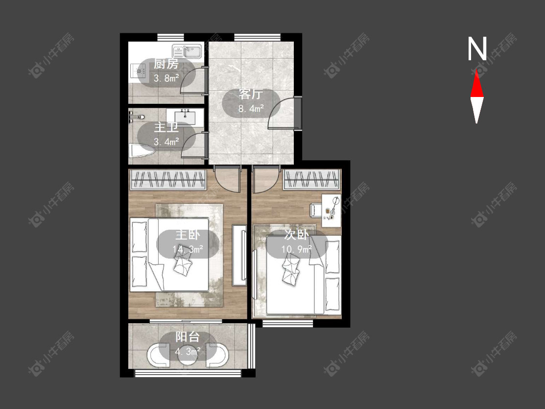 常州丽华二村在售二手房源户型图_小牛看房