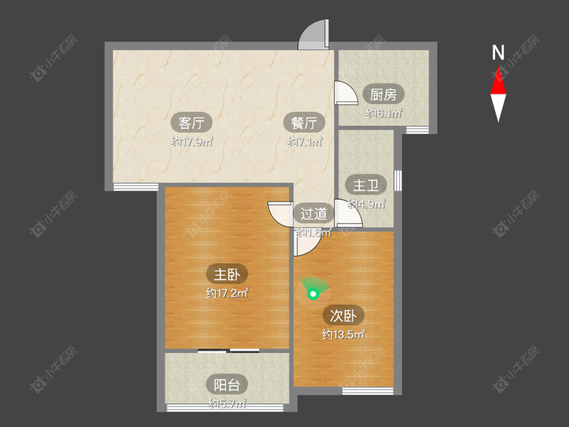 常州龙栖花园在售二手房源户型图_小牛看房