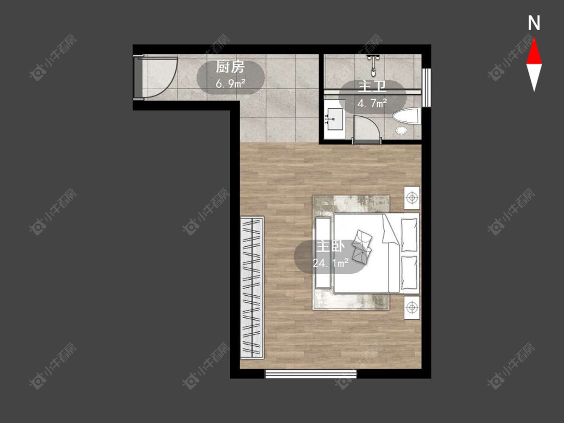 常州宝龙城市广场在售二手房源户型图_小牛看房