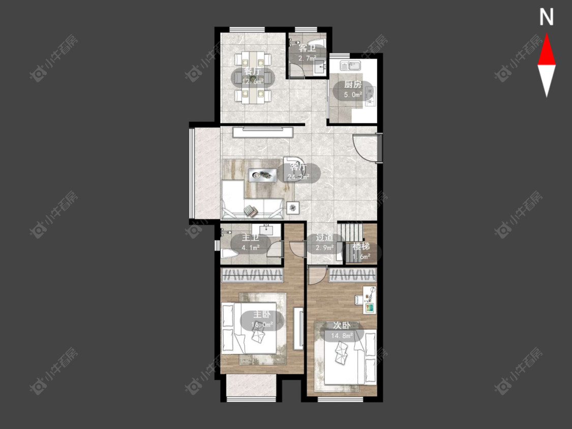 常州荆溪人家在售二手房源户型图_小牛看房