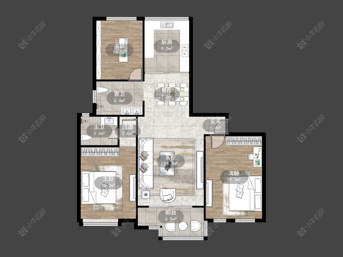丹阳锦轩华庭在售二手房源户型图_小牛看房