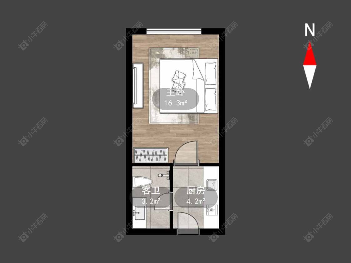 高力国际SOHO房源户型图 常州高力国际SOHO在售二手房源户型图_小牛看房