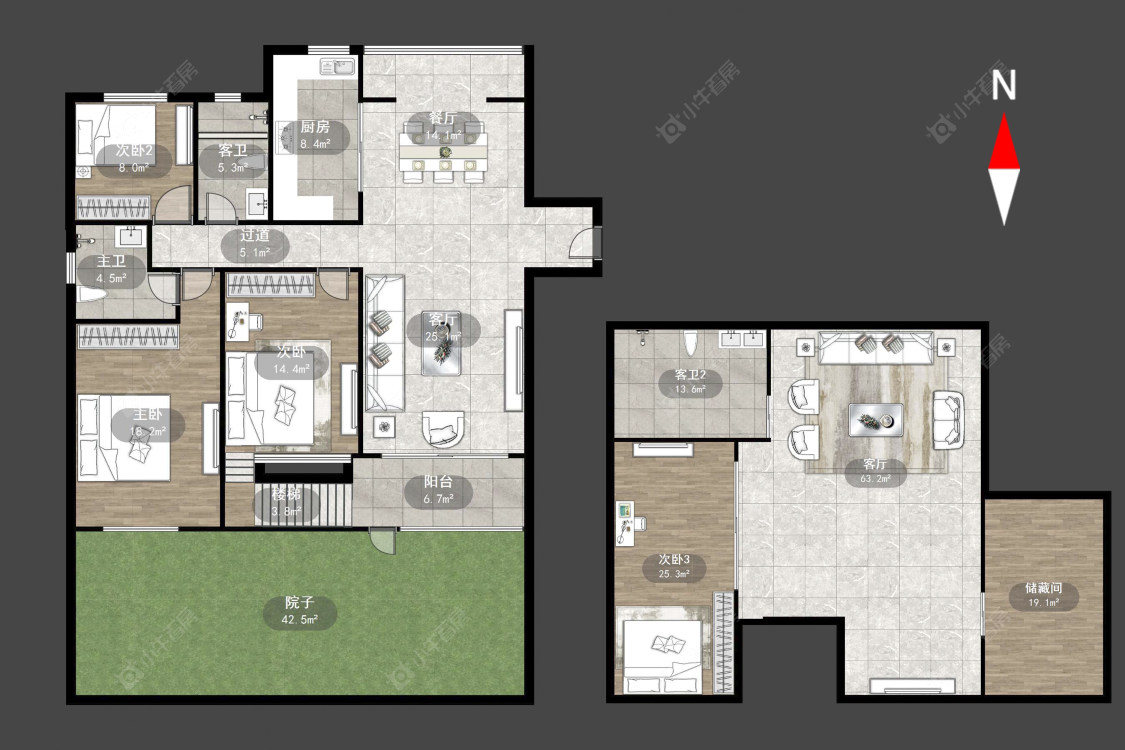 星河国际六区房源户型图 常州星河国际六区在售二手房源户型图_小牛看房