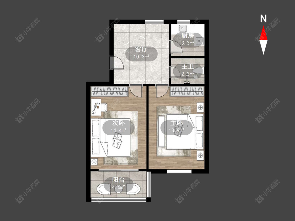 常州清潭新村在售二手房房源户型图_小牛看房