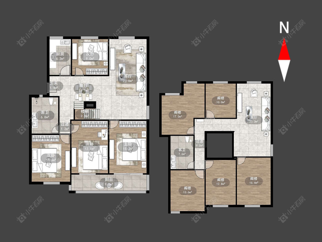 常州藻江花园一期在售二手房源户型图_小牛看房