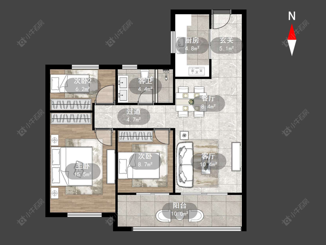 旭辉都会江来房源户型图 常州旭辉都会江来在售二手房源户型图_小牛看房