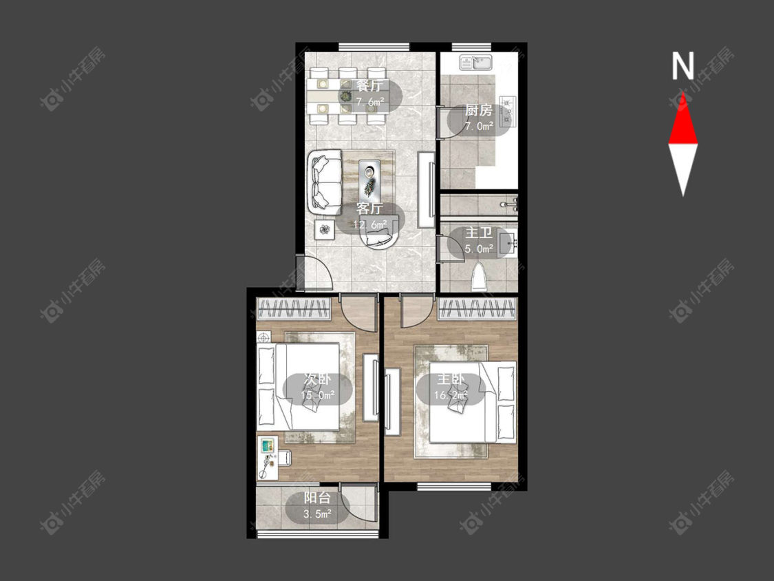 剑湖西区房源户型图 常州剑湖西区在售二手房源户型图_小牛看房