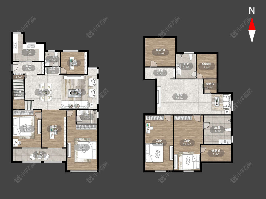 常州港悦府在售二手房源户型图_小牛看房
