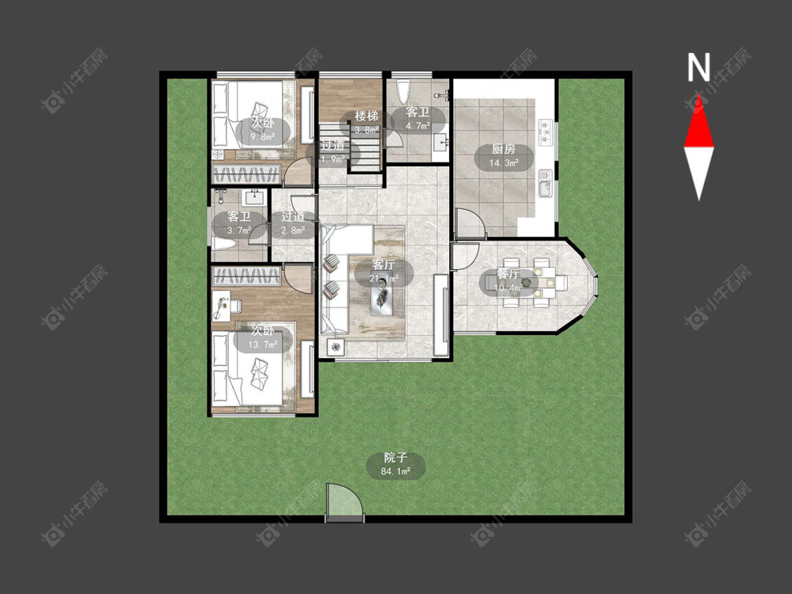 常州翠菊山庄在售二手房源户型图_小牛看房