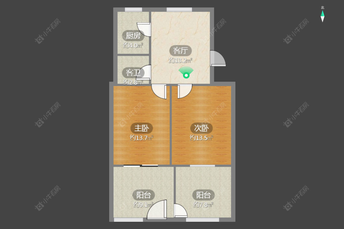 工人新村南房源户型图 常州工人新村南在售二手房源户型图_小牛看房