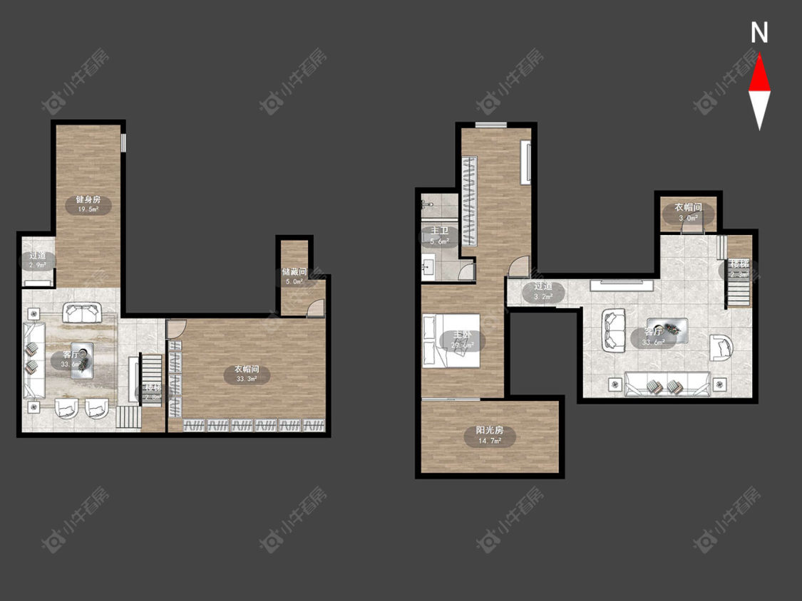 常州中南红玺台在售二手房源户型图_小牛看房