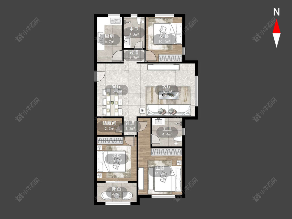 常州丁香苑(钟楼)在售二手房源户型图_小牛看房