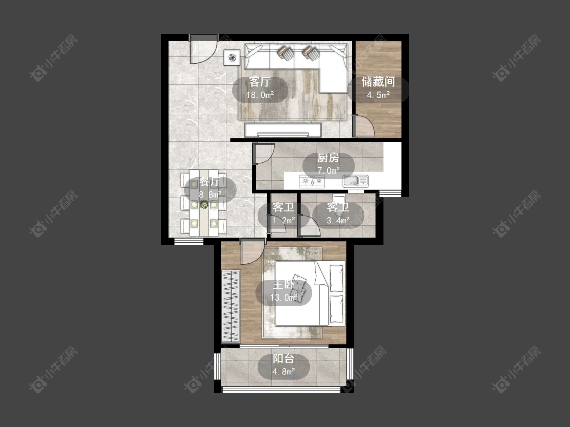 丹阳天悦名城在售二手房源户型图_小牛看房