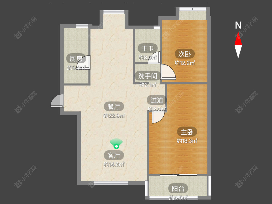 常州锦绣天地在售二手房源户型图_小牛看房