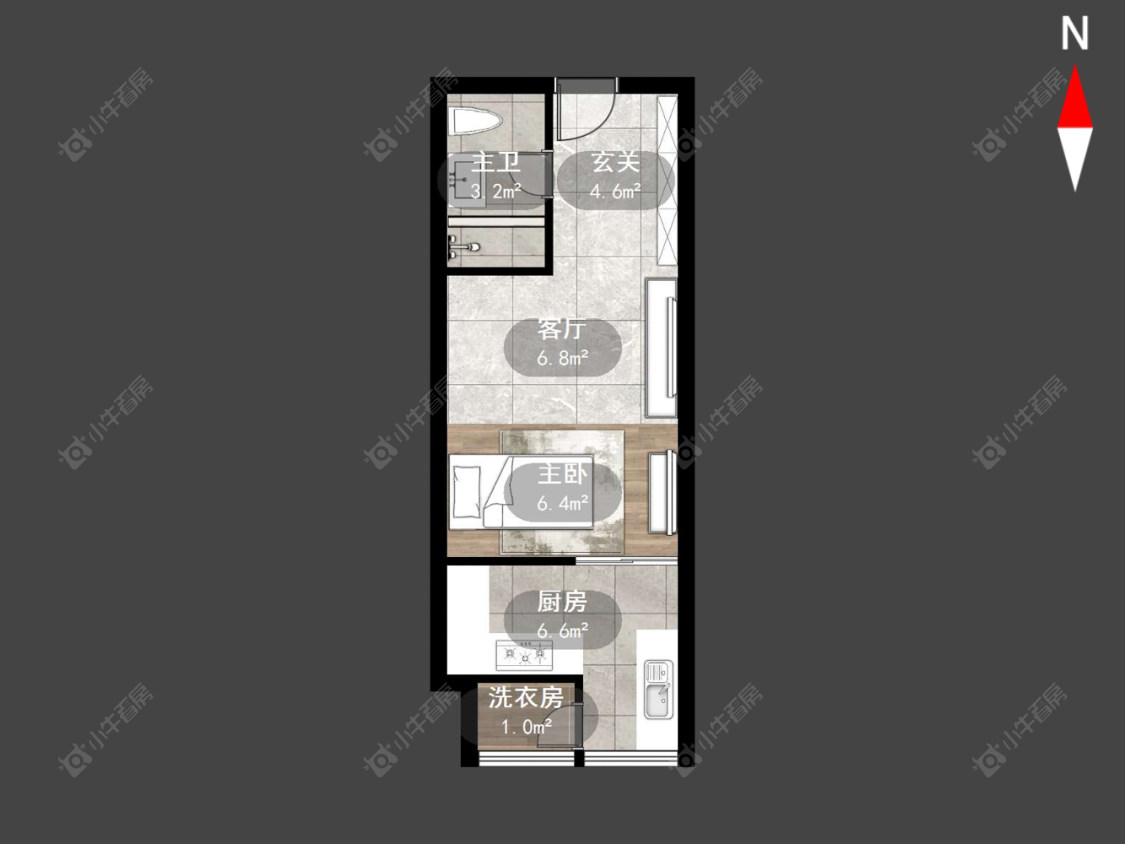 京城豪苑北区房源户型图 常州京城豪苑北区在售二手房源户型图_小牛看房