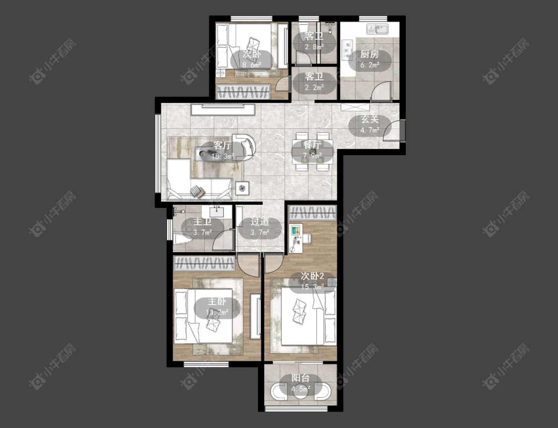 常州顺园九村在售二手房源户型图_小牛看房