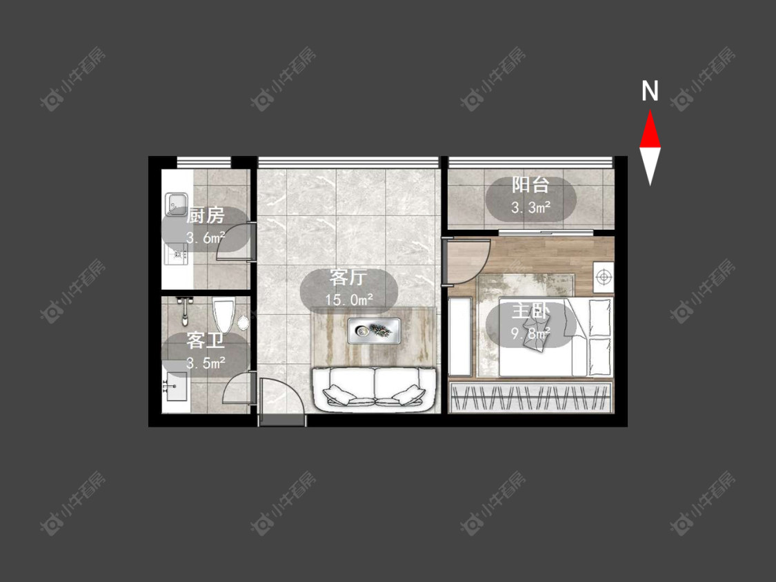 常州青山湾南区在售二手房房源户型图_小牛看房