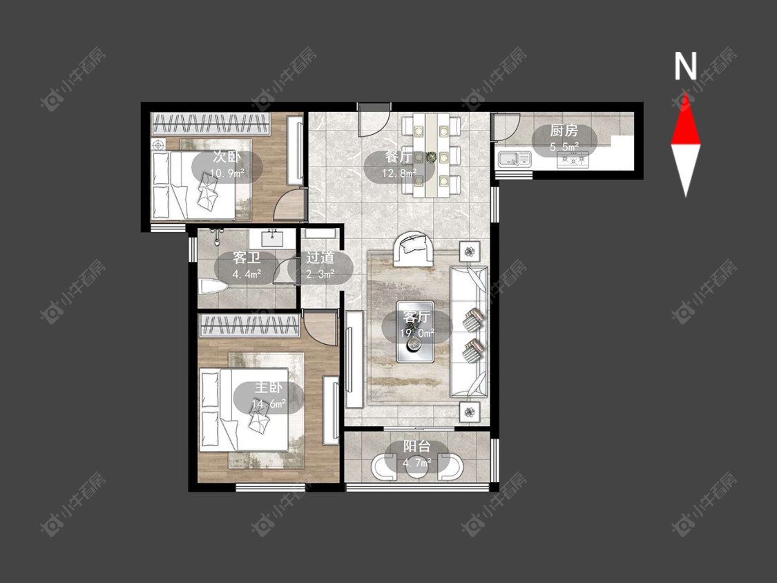 常州大诚苑在售二手房源户型图_小牛看房