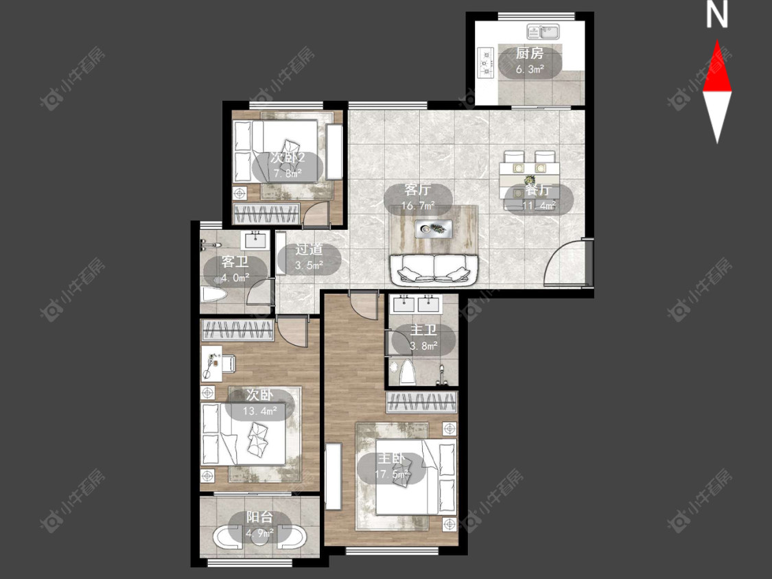 常州御河湾在售二手房源_小牛看房