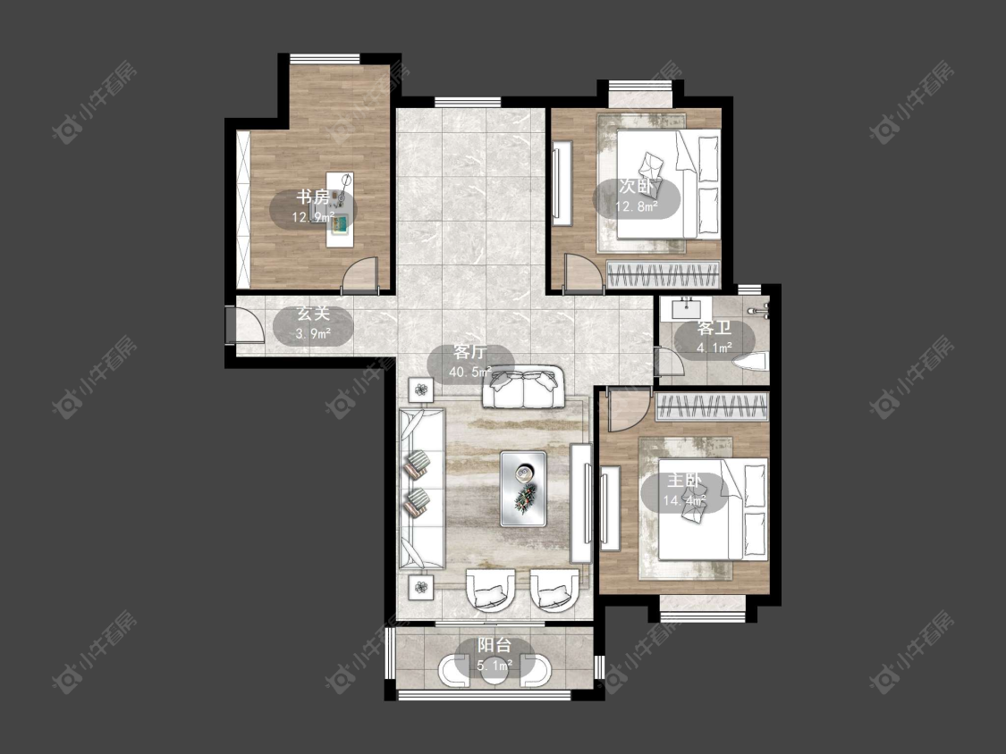 丹阳汇金天地在售二手房源户型图_小牛看房