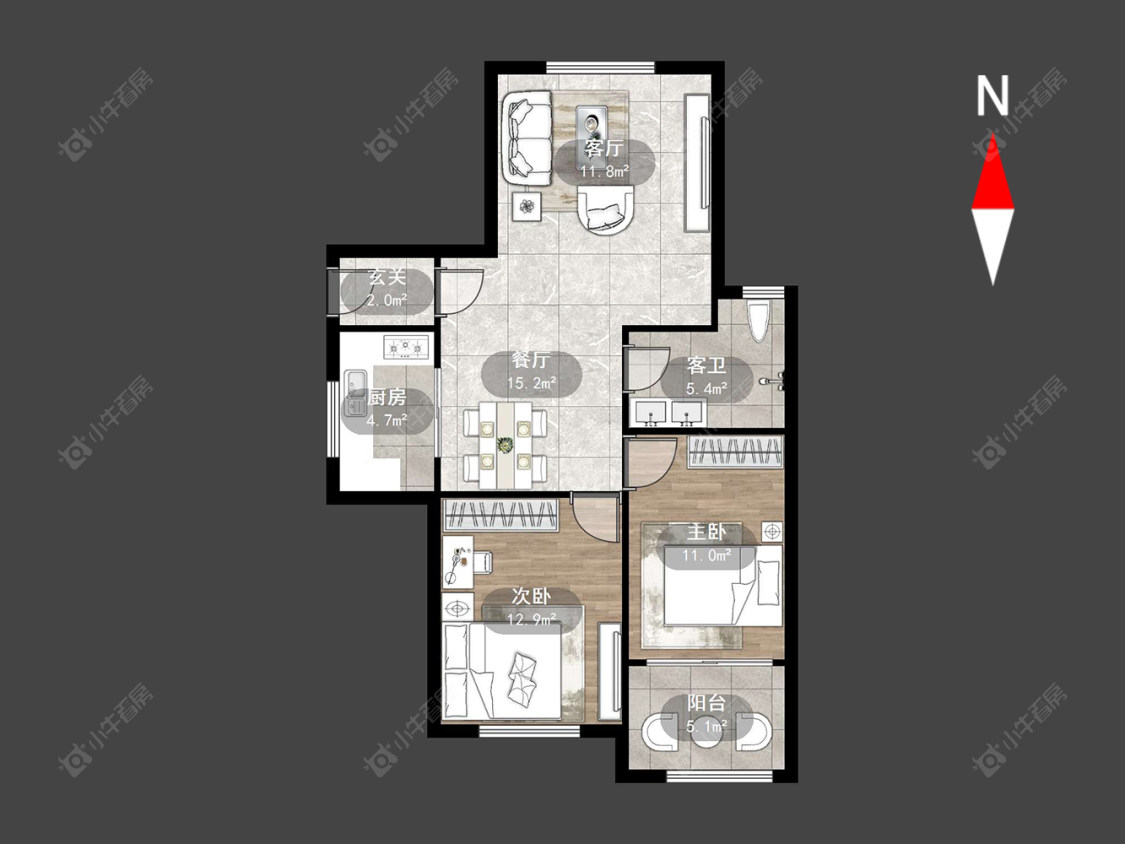 常州怡美花园在售二手房源户型图_小牛看房