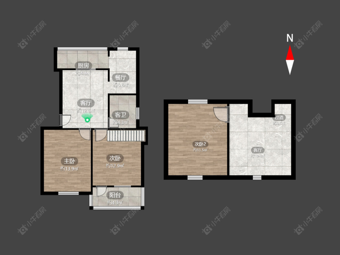 坛园房源户型图 常州坛园在售二手房源户型图_小牛看房