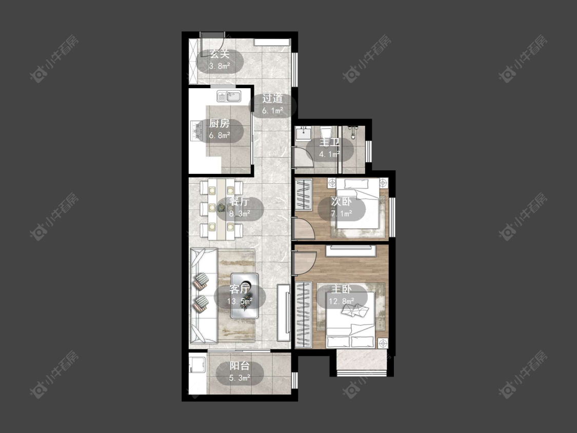 常州东方盛世在售二手房房源户型图_小牛看房