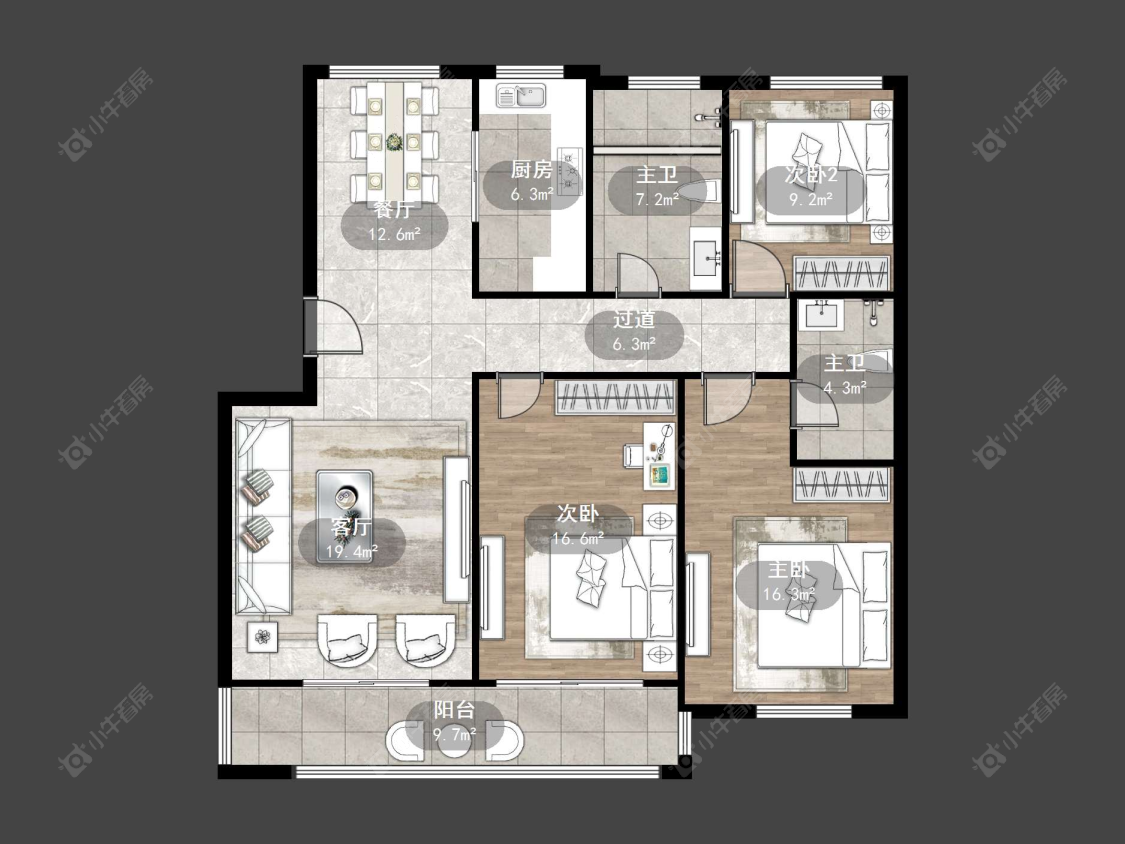丹阳新家园在售二手房源户型图_小牛看房