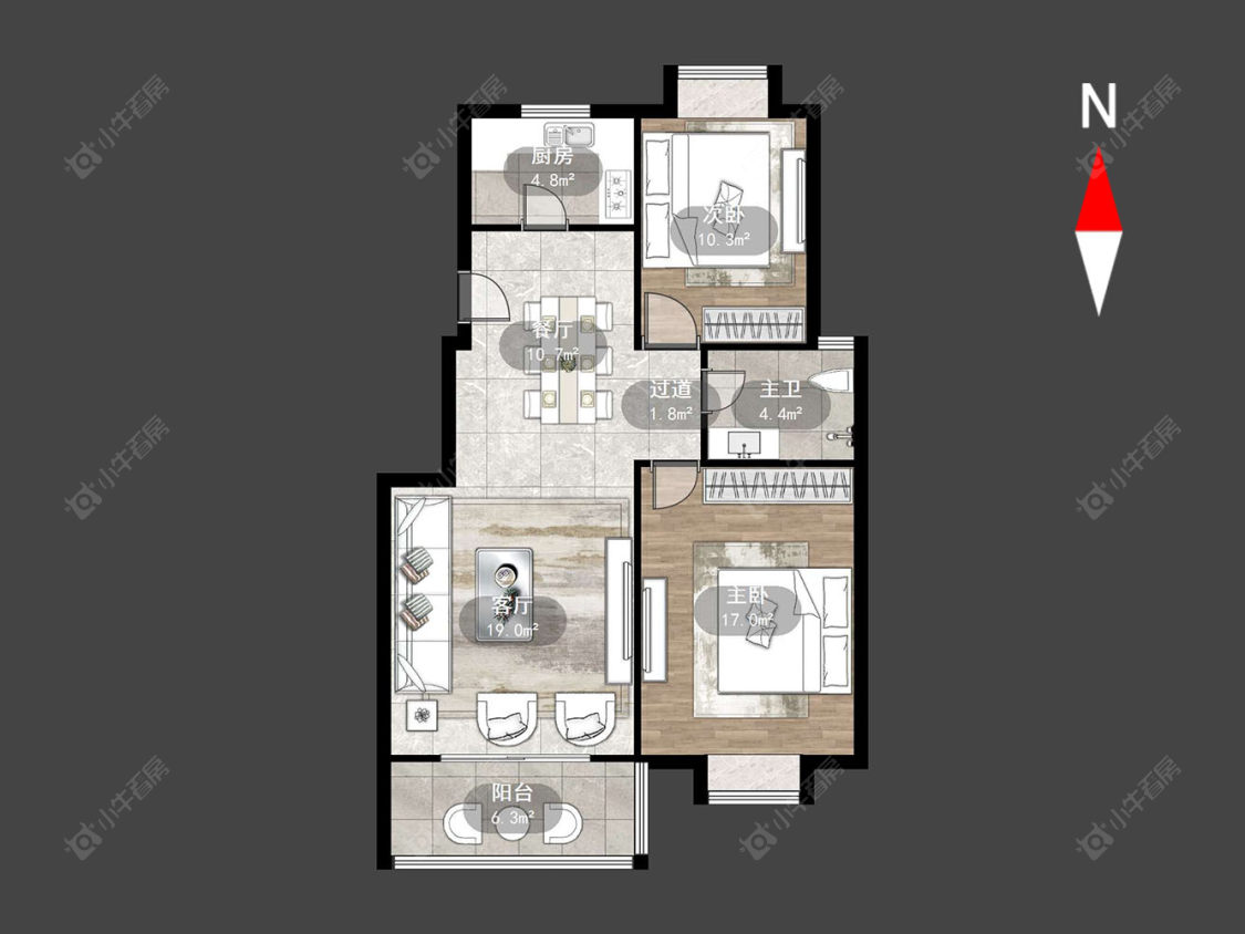 常州半岛小区在售二手房源户型图_小牛看房