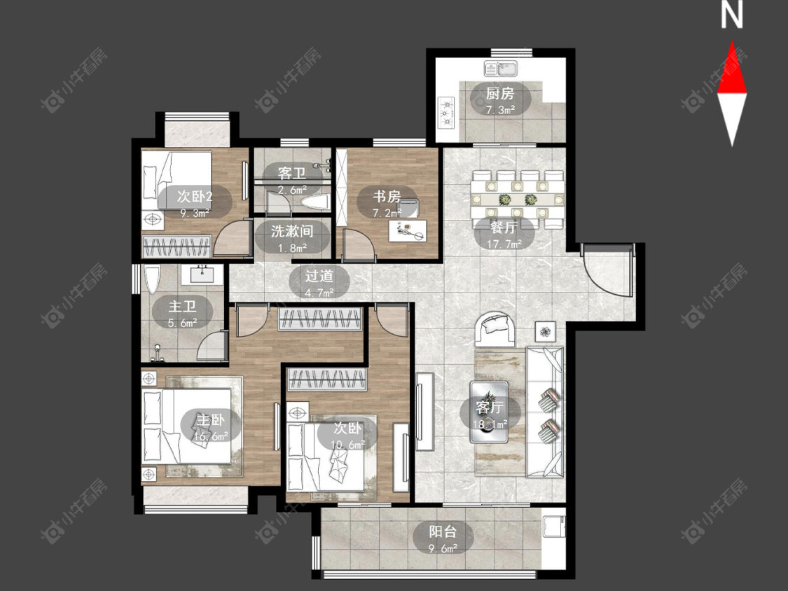 吾悦广场(天宁)房源户型图 常州吾悦广场(天宁)在售二手房源户型图_小牛看房