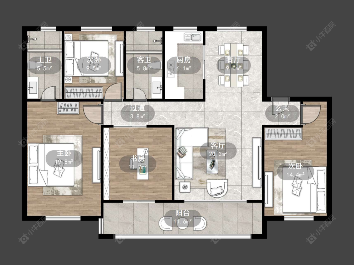 丹阳悦河印象在售二手房源户型图_小牛看房