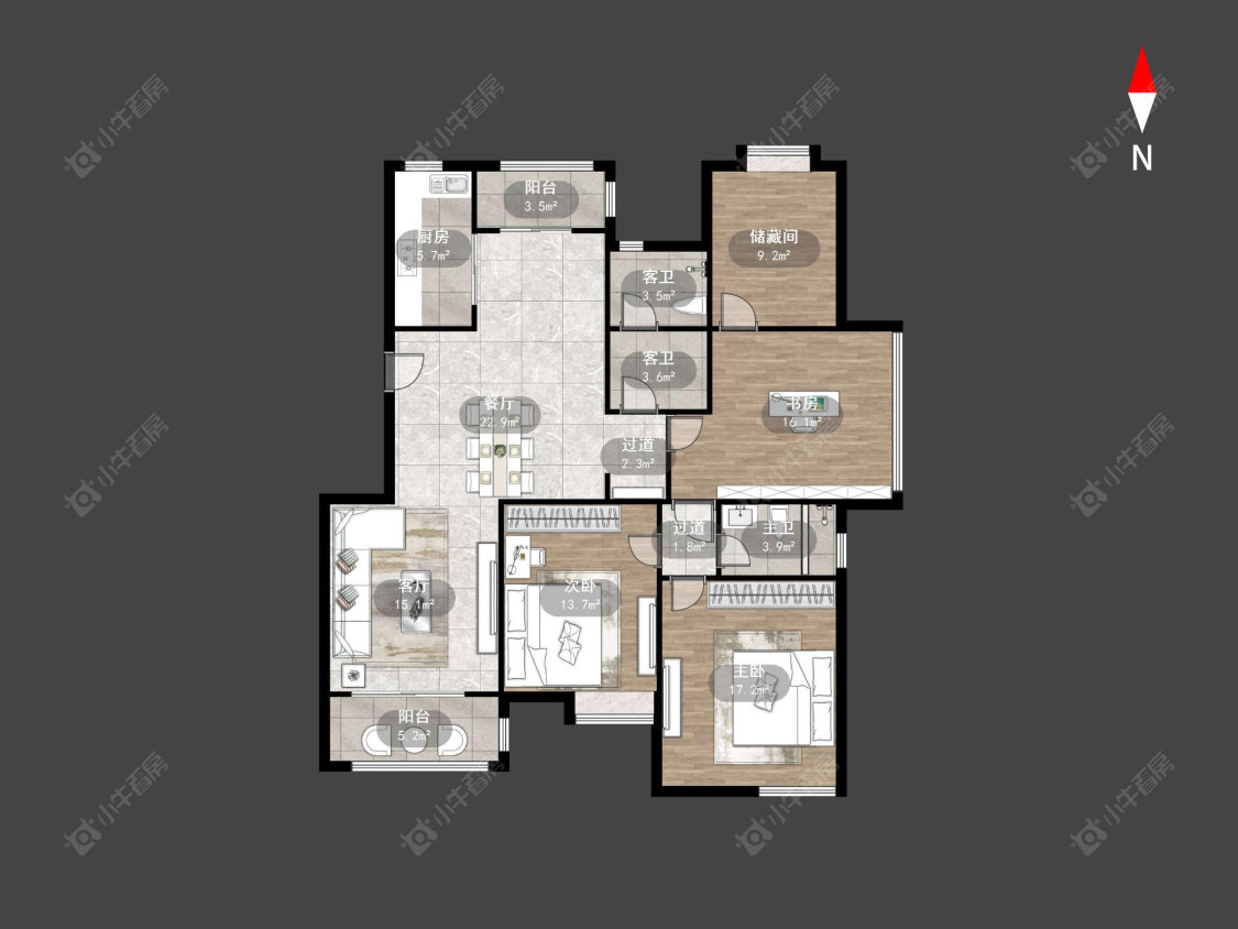 聚和家园房源户型图 常州聚和家园在售二手房源户型图_小牛看房