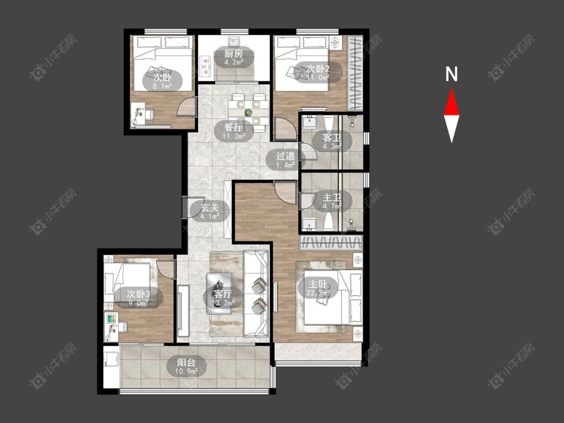碧桂园壹号天禧房源户型图 常州碧桂园壹号天禧在售二手房源户型图_小牛看房