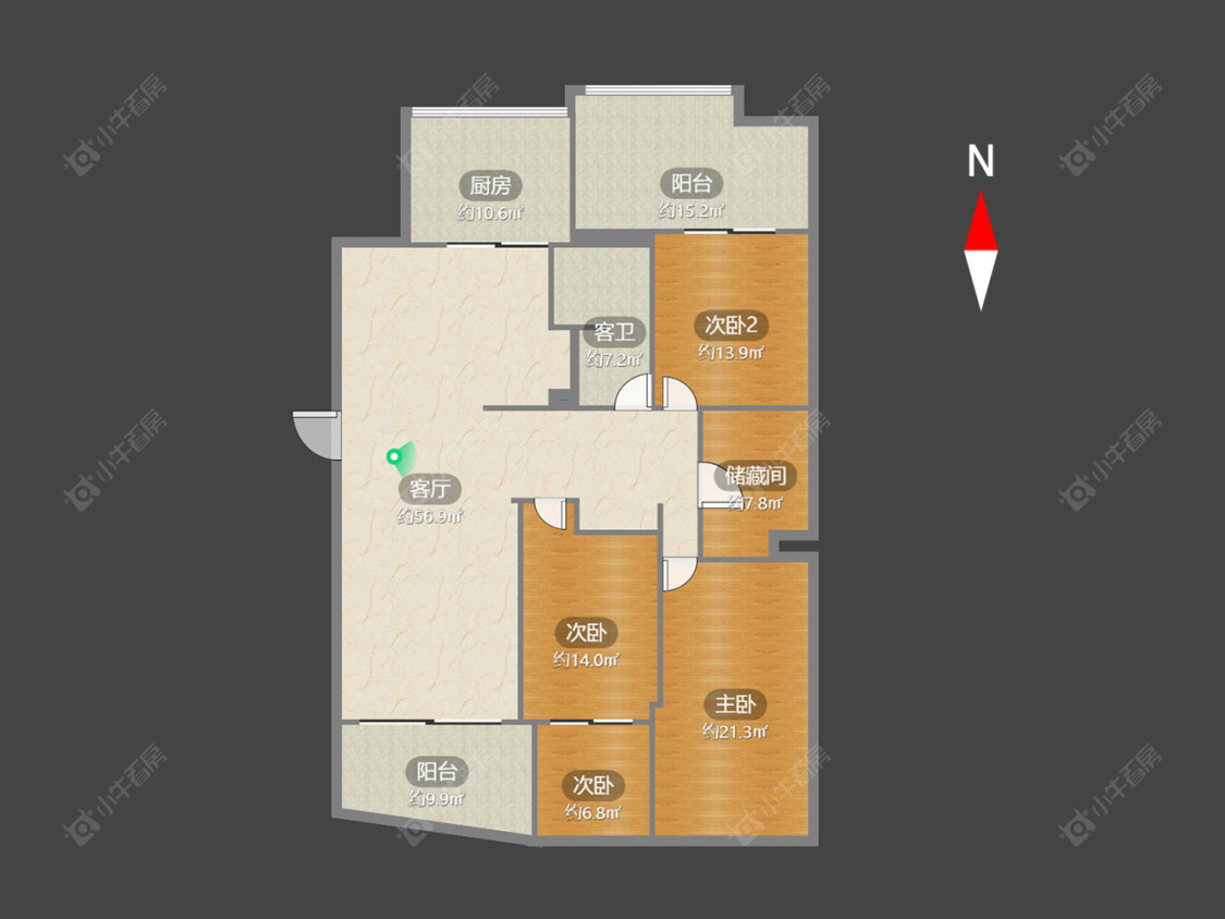 道生中心房源户型图 常州道生中心在售二手房源户型图_小牛看房