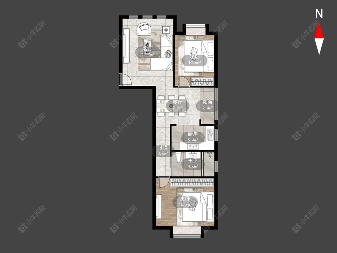 常州枫逸人家在售二手房源户型图_小牛看房