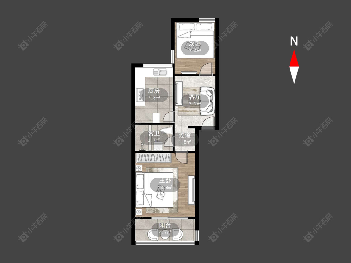 常州红梅新村在售二手房房源户型图_小牛看房