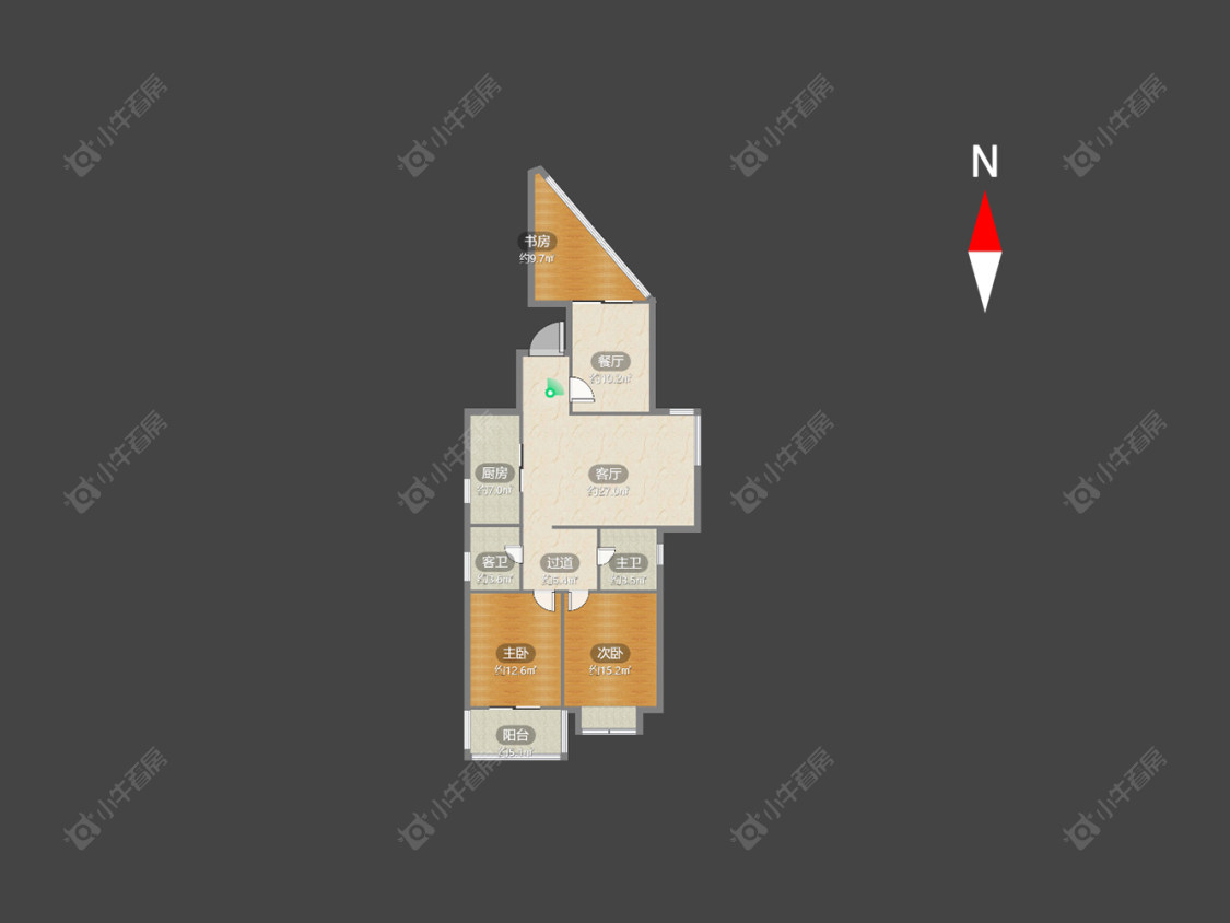 常州世纪明珠园在售二手房源户型图_小牛看房