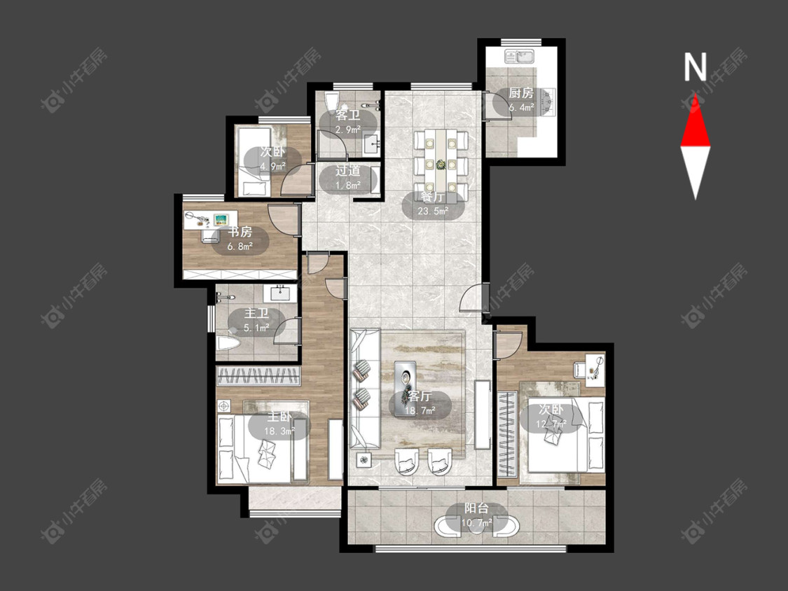 常州五星星韵城在售二手房源户型图_小牛看房