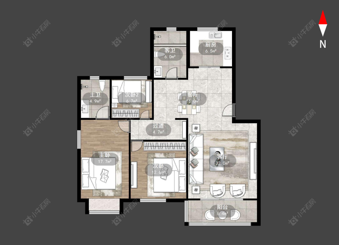 城市花园(天宁)房源户型图 常州城市花园(天宁)在售二手房源户型图_小牛看房