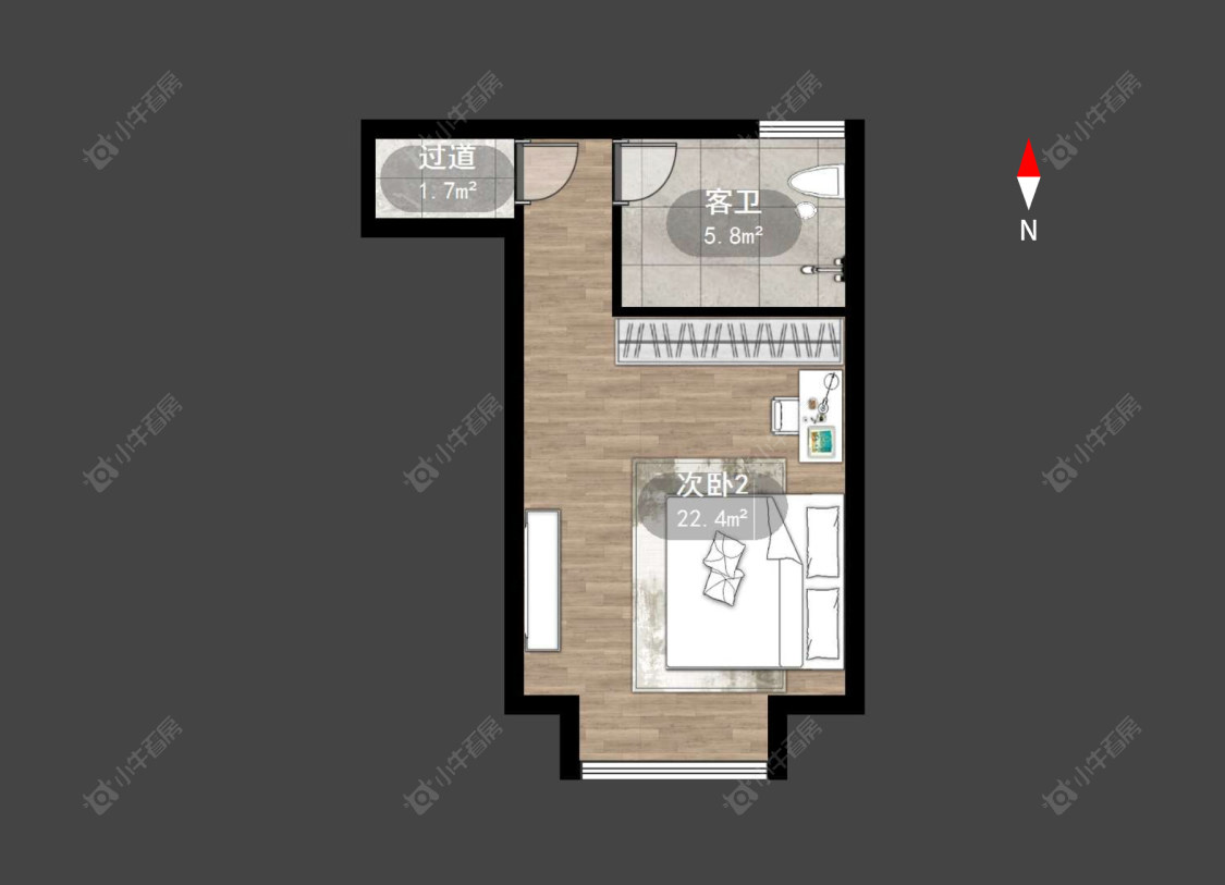 常州怡康花园在售二手房房源户型图_小牛看房