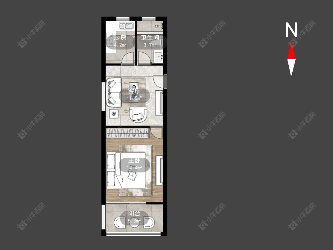 朝阳花园房源户型图 常州朝阳花园在售二手房源户型图_小牛看房