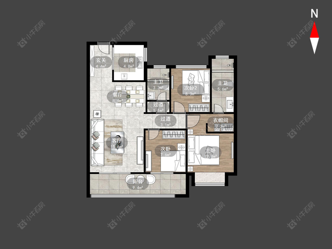 常州美的旭辉天赋在售二手房源_小牛看房