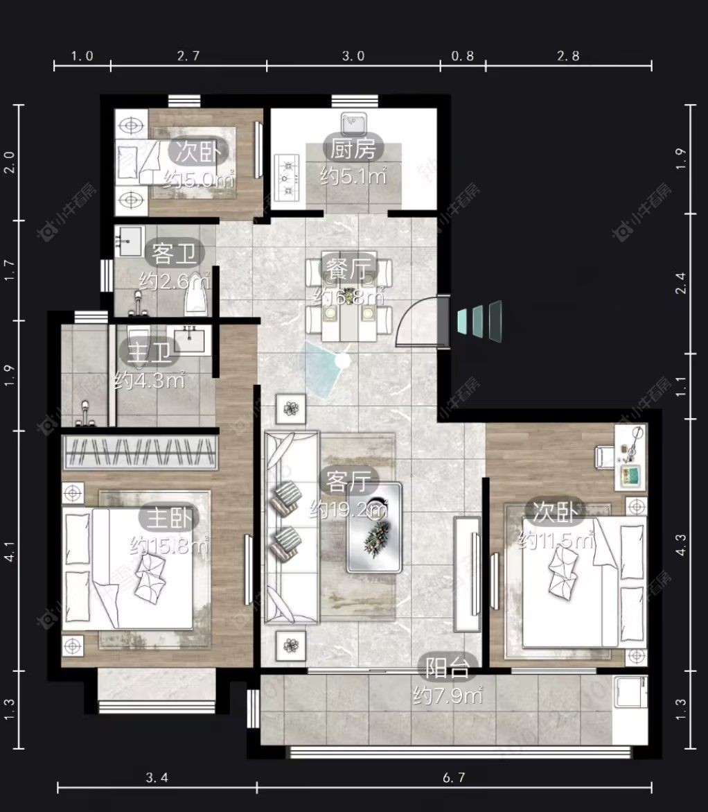 常州中梁前黄壹号院在售二手房_小牛看房