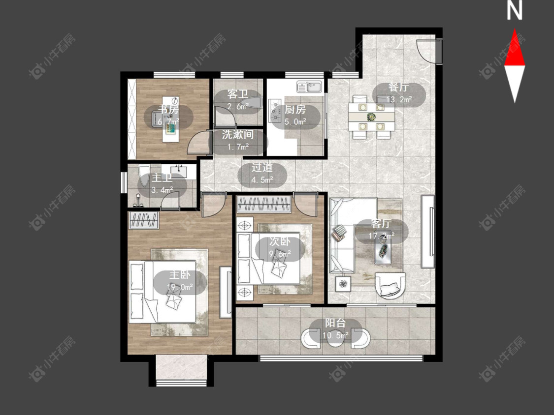中海云樾里房源户型图 常州中海云樾里在售二手房源户型图_小牛看房