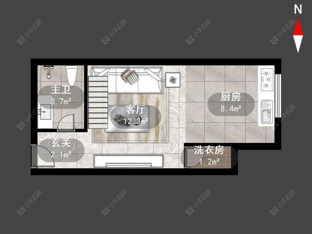 常州公园路在售二手房源户型图_小牛看房