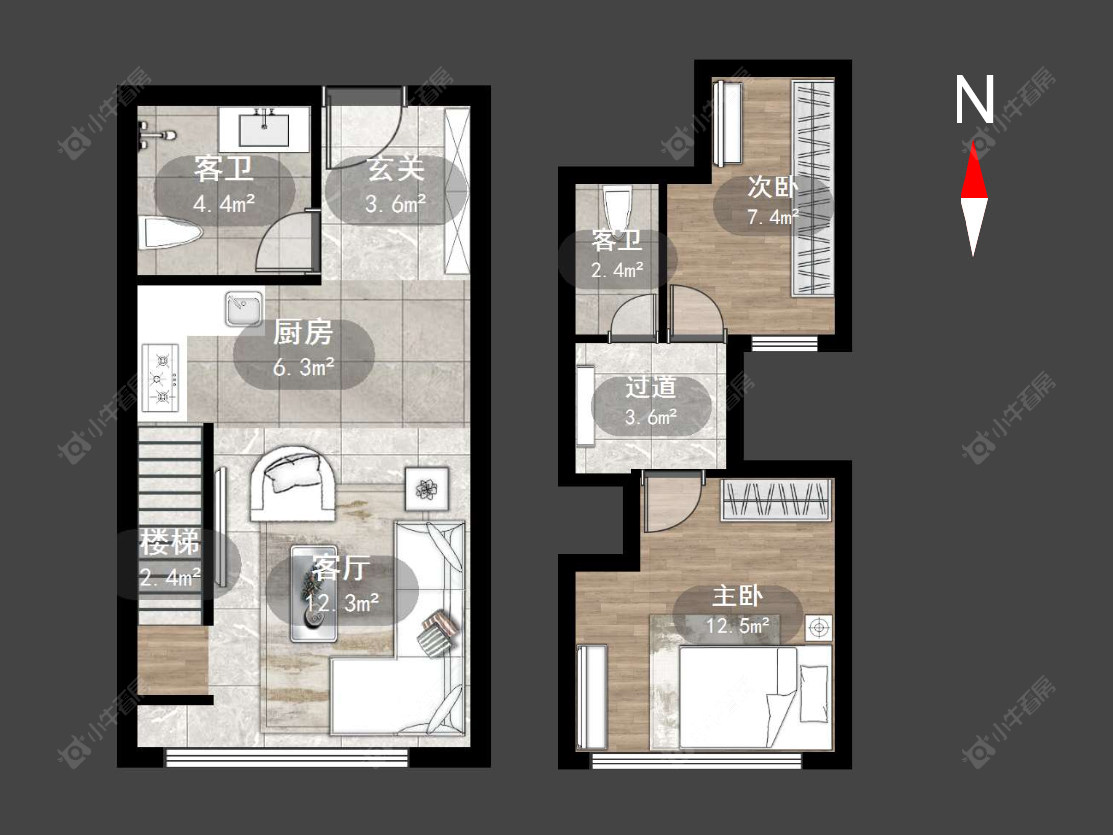 弘阳天下锦公寓房源户型图 常州弘阳天下锦公寓在售二手房源户型图_小牛看房