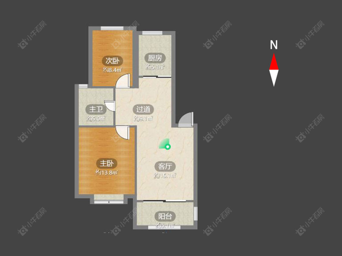 常州新景花苑一期在售二手房源户型图_小牛看房