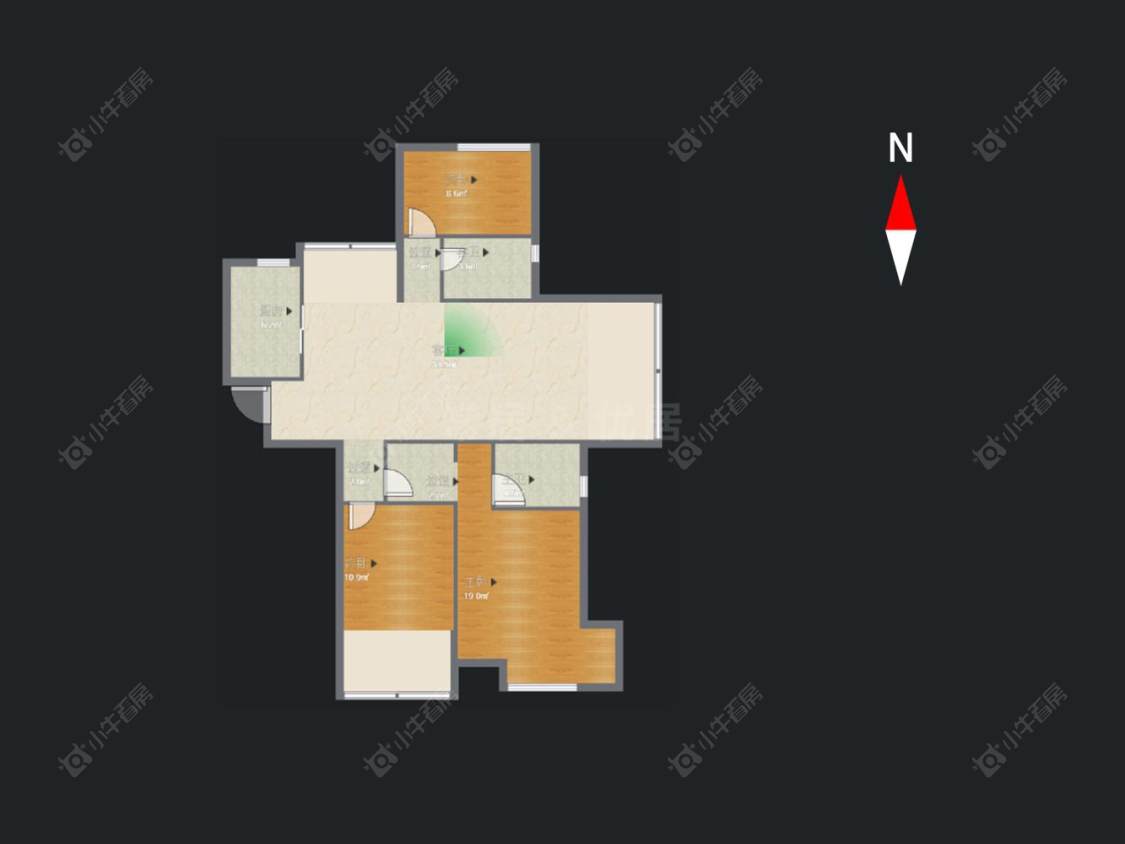 常州御城在售二手房源户型图_小牛看房